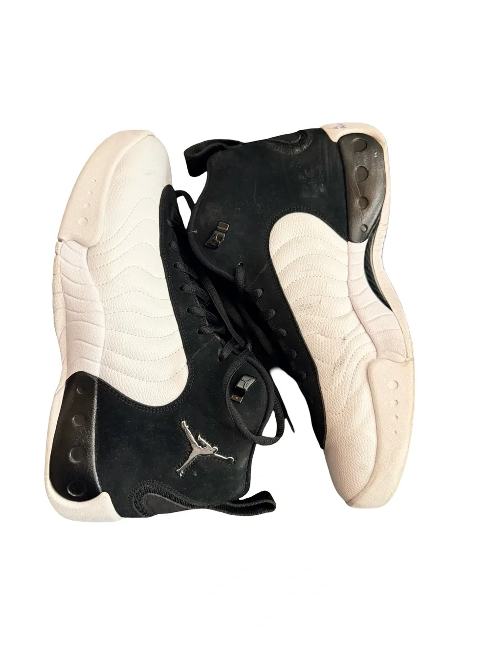 Jordan Black and White Retro Basketball Sneakers